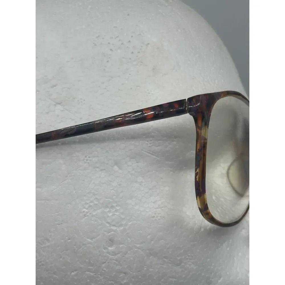 Vintage Anne Klein Tortoise Oversized Frames Purple Pink FRAMES ONLY 56-16-103